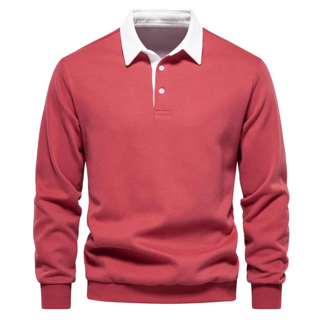 Bjoern – classic polo with long sleeves