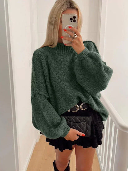 Desiree - cozy knitted sweater for winter