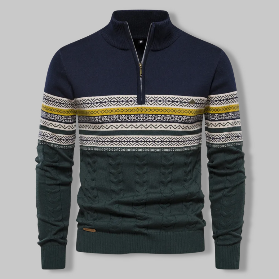 Alpina sweater with zip