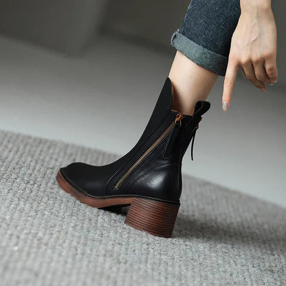 Arie stovler | ankle boots and leather boots with zipper