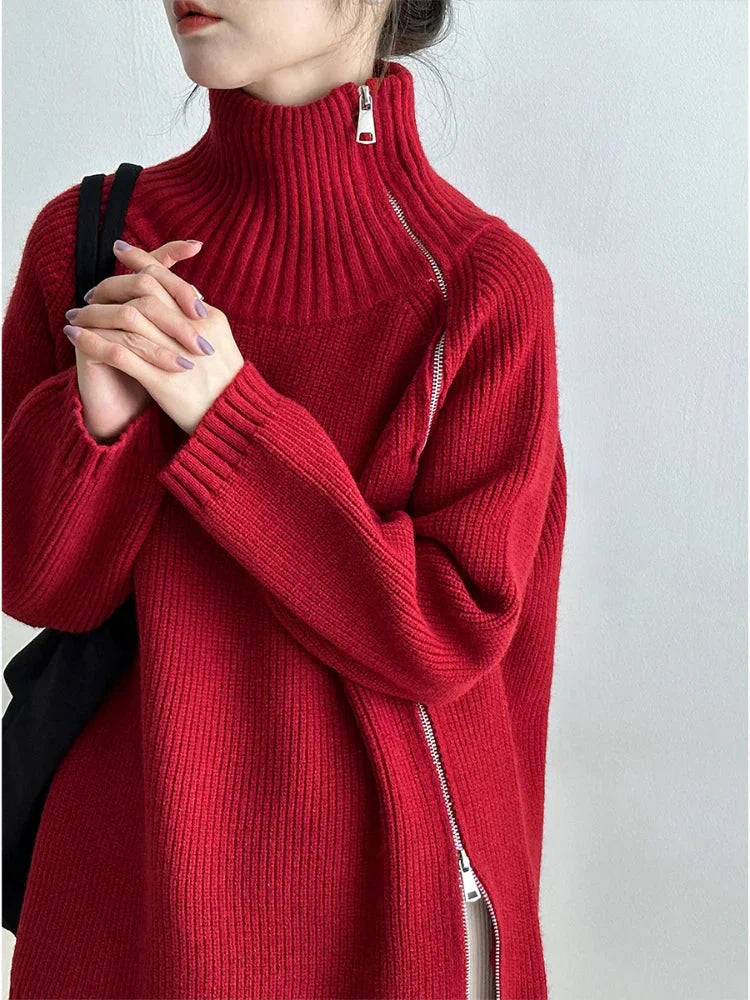 Perla - classic knitted retro sweater