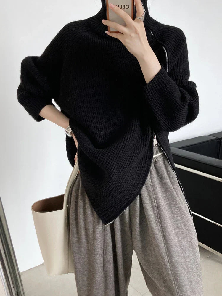 Perla - classic knitted retro sweater