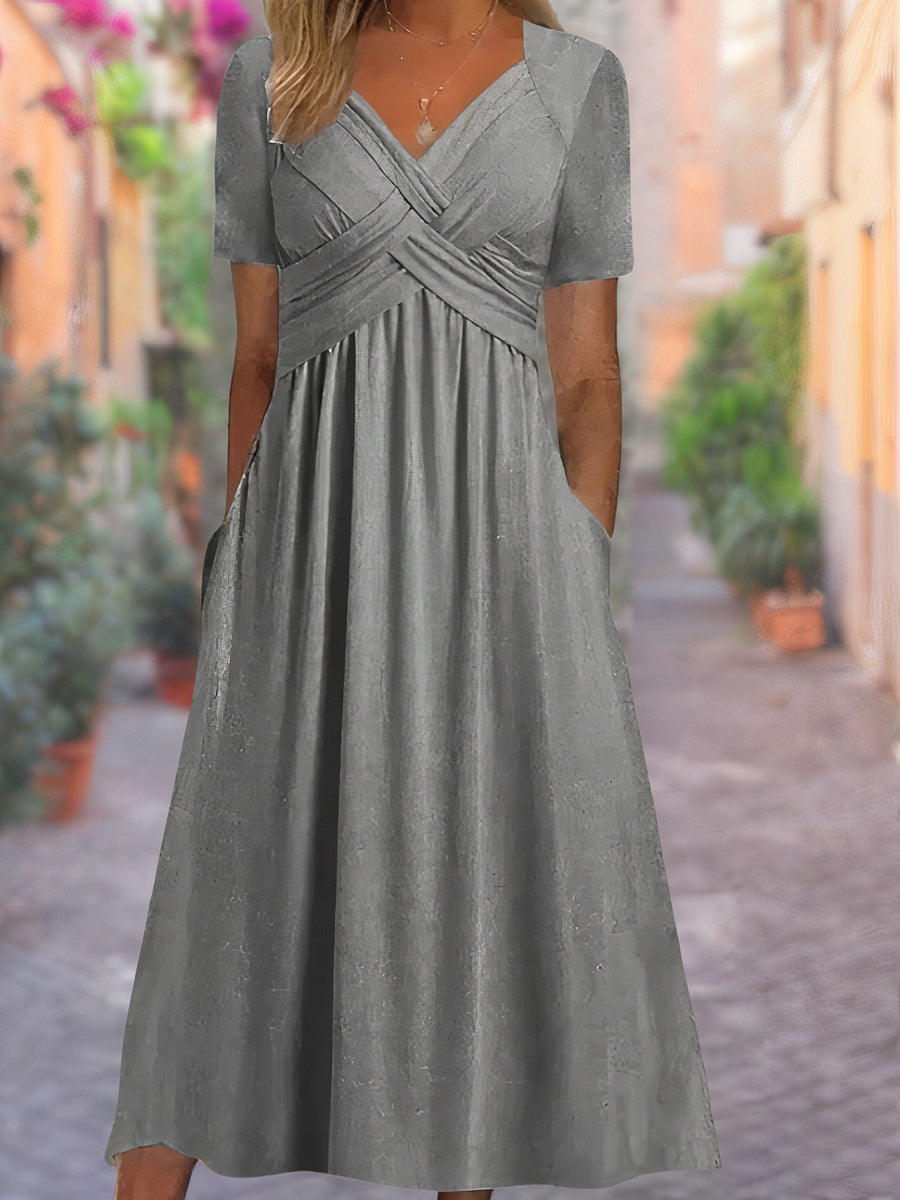 V-neck summer dress - selby