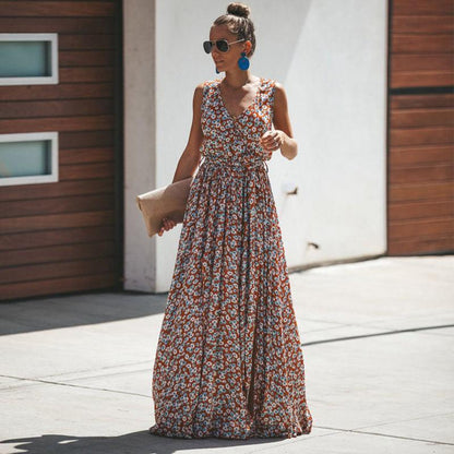 Chic summer maxi dress | selerine