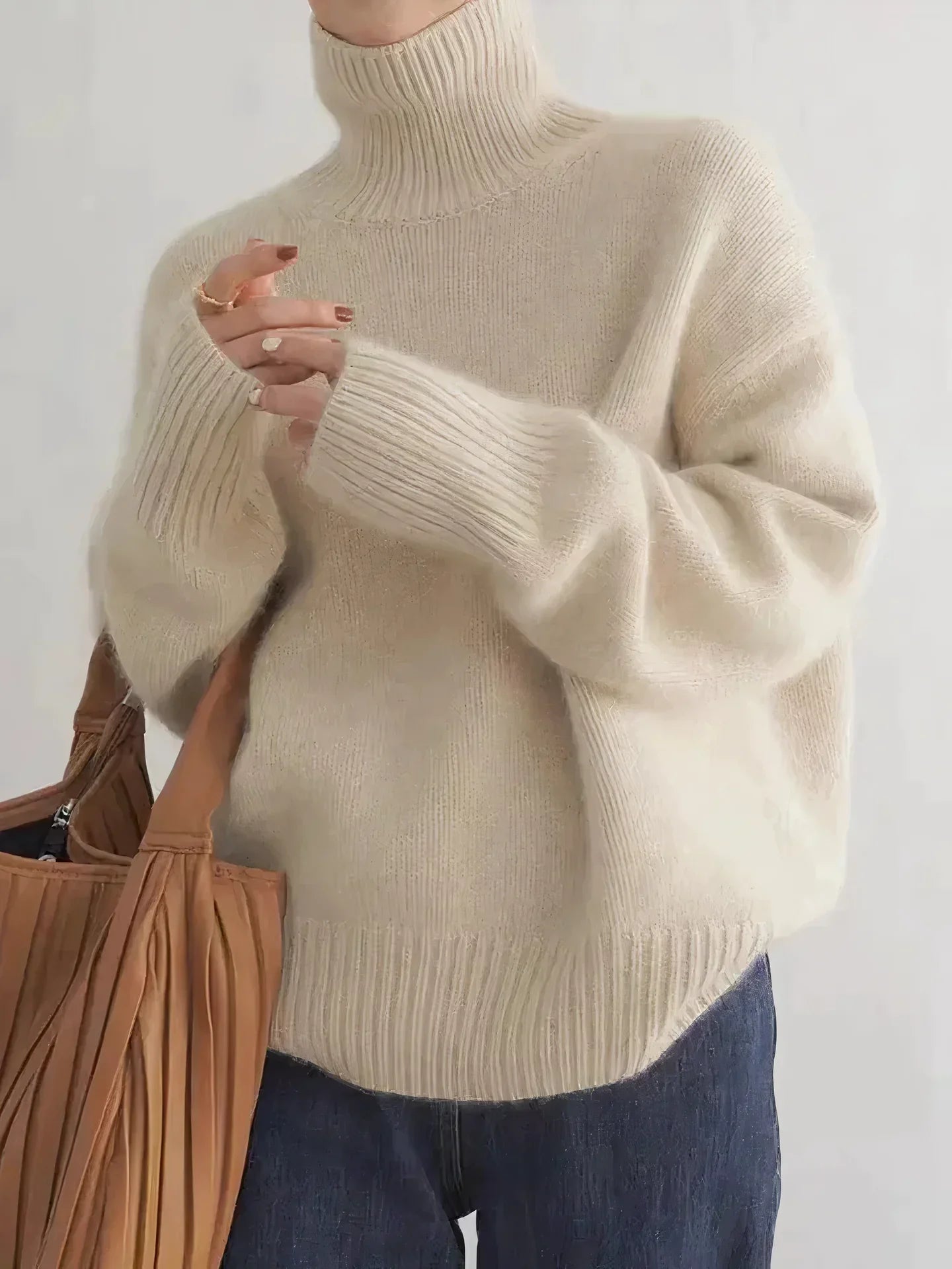 Cashmere turtleneck sweater - sonja