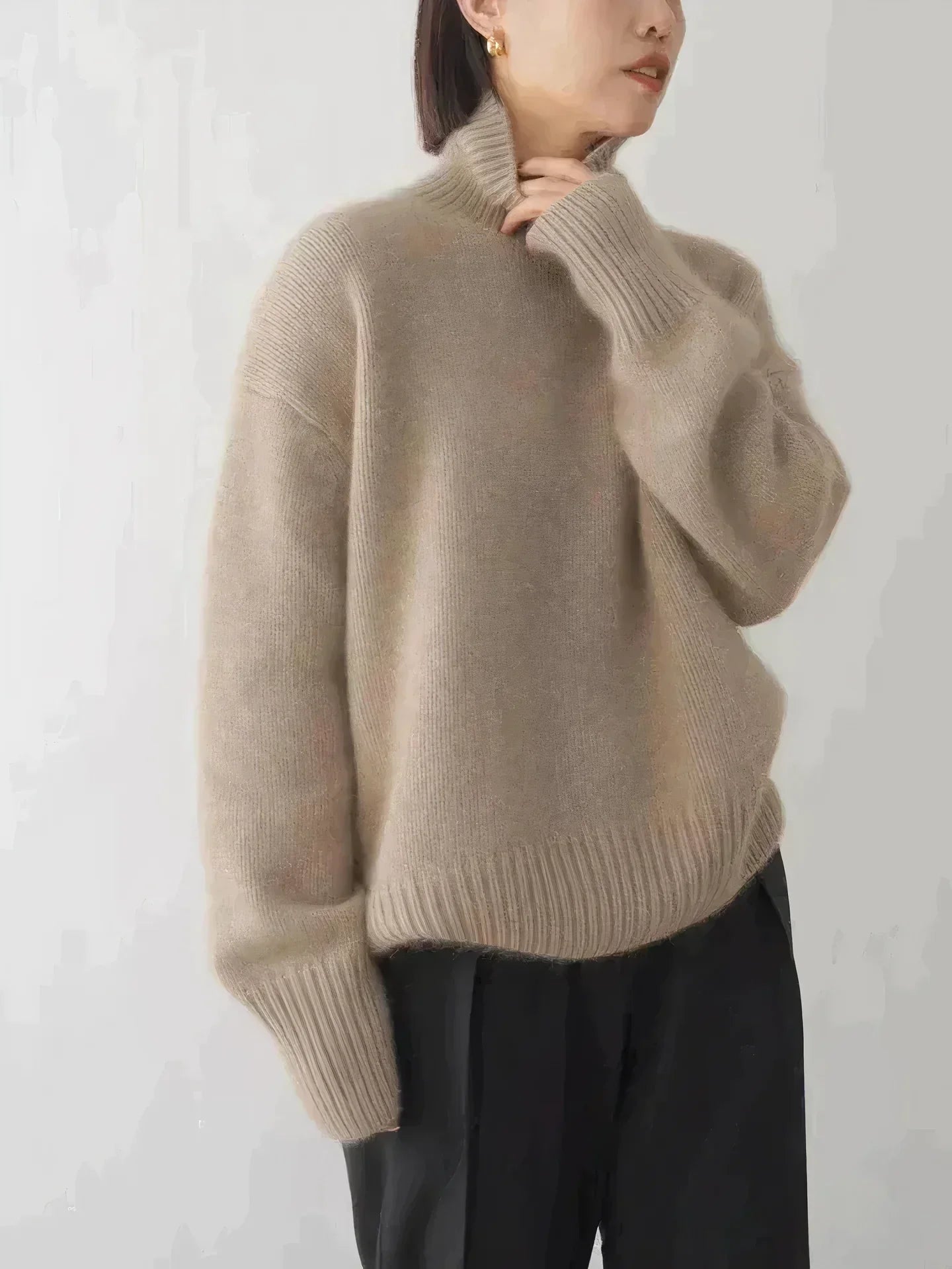 Cashmere turtleneck sweater - sonja