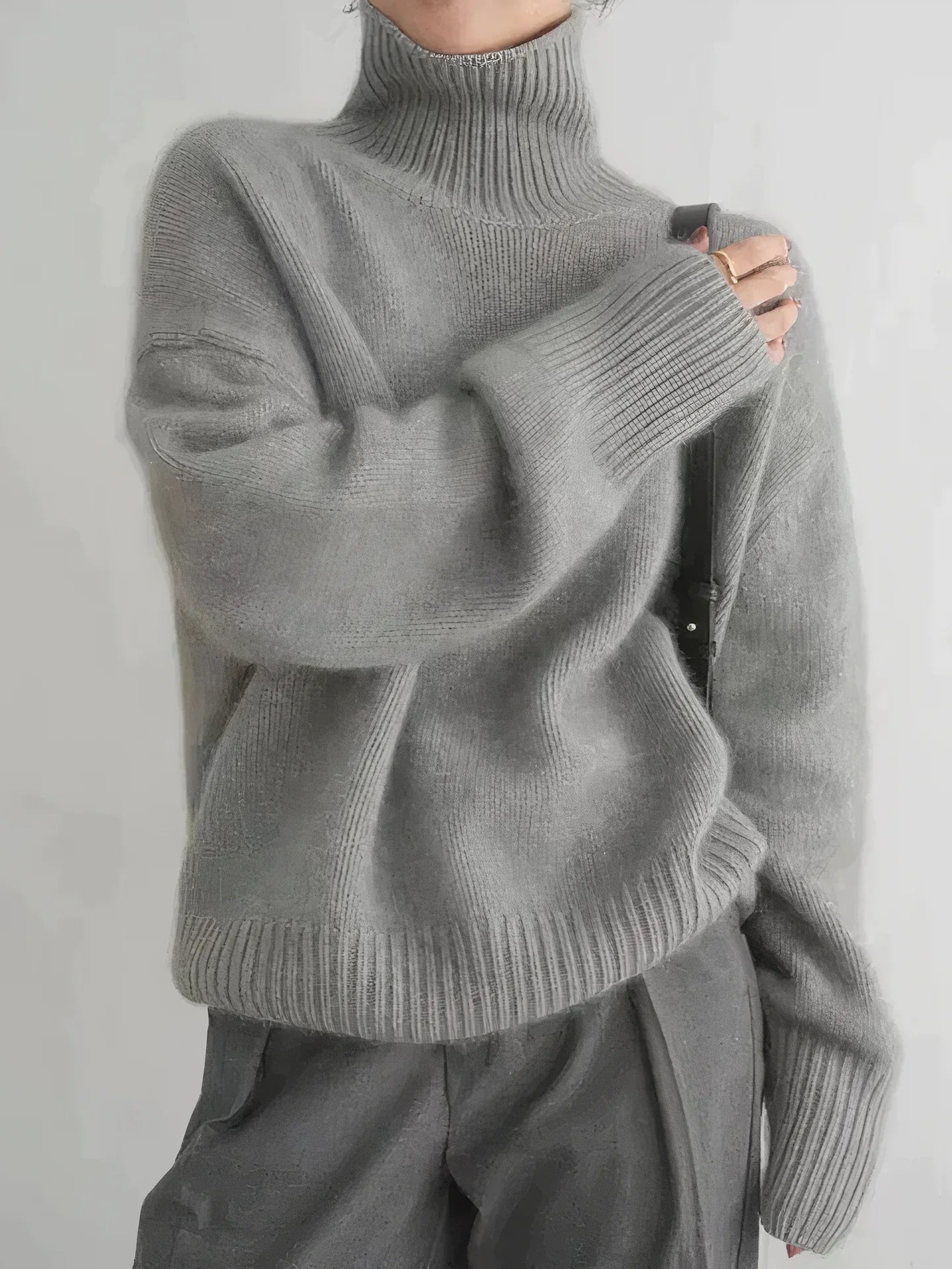 Cashmere turtleneck sweater - sonja