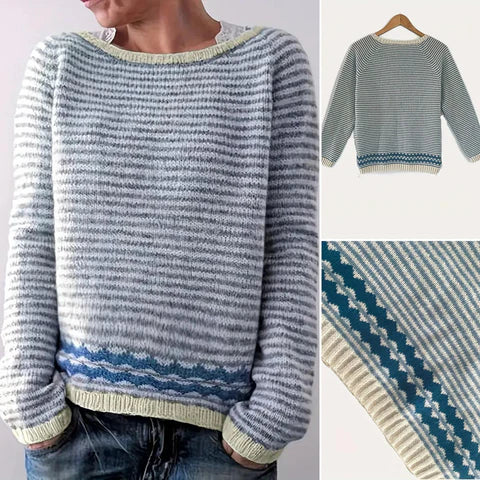 Malyn - striped sweater for women