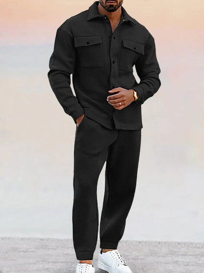 Stylish men's two-piece suit - comfortable and sporty