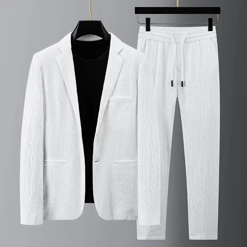 Ulrich | Men's drawstring smart casual suit