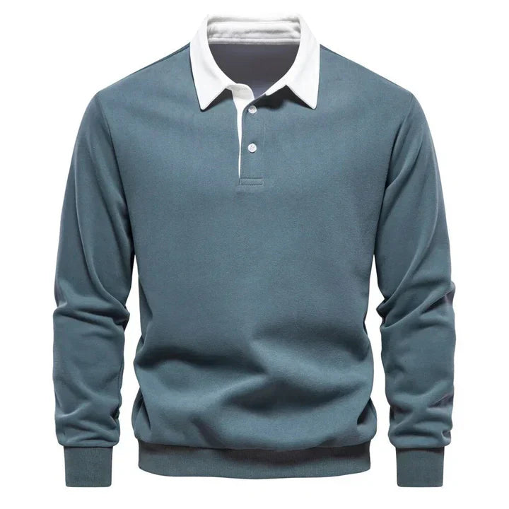 Bjoern – classic polo with long sleeves