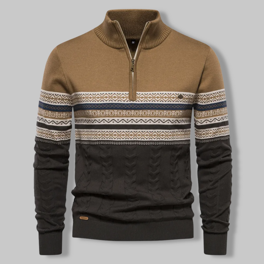 Alpina sweater with zip