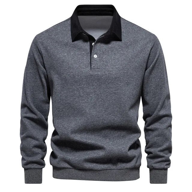 Bjoern – classic polo with long sleeves