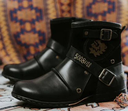 Klauso - stylish vintage men's boots