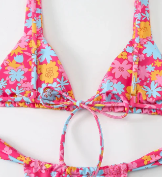 Leah - floral print bikini