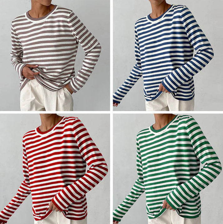 Striped long-sleeved shirt from Nachsommer