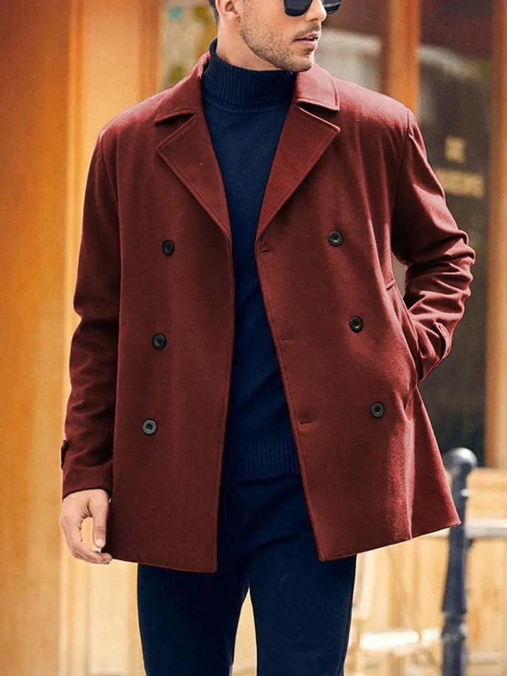 Miles - stylish men's trench coat with a classic design