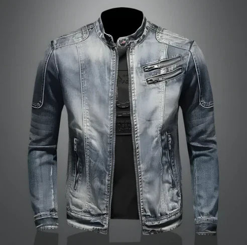 Dwayne - men's zip-up denim jacket