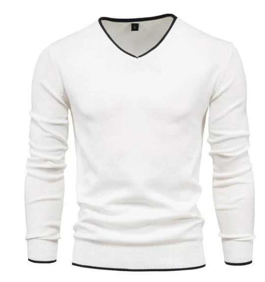 Sterling slim-fit sweater with V-neck