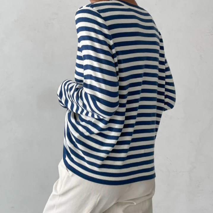 Striped long-sleeved shirt from Nachsommer