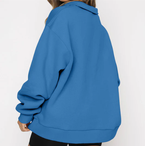 Charlotte – sweatshirt with collar for ladies