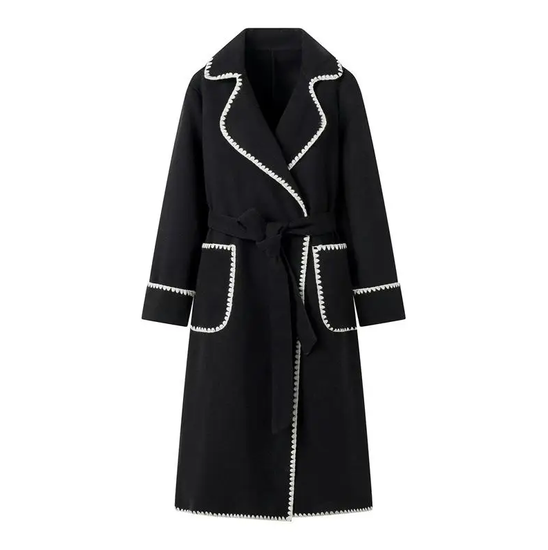 Mariana - casual long patchwork coat