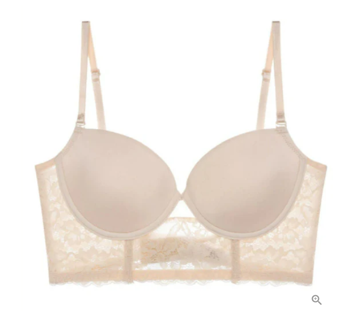 Evelyn – bralette bra with underwire and open back