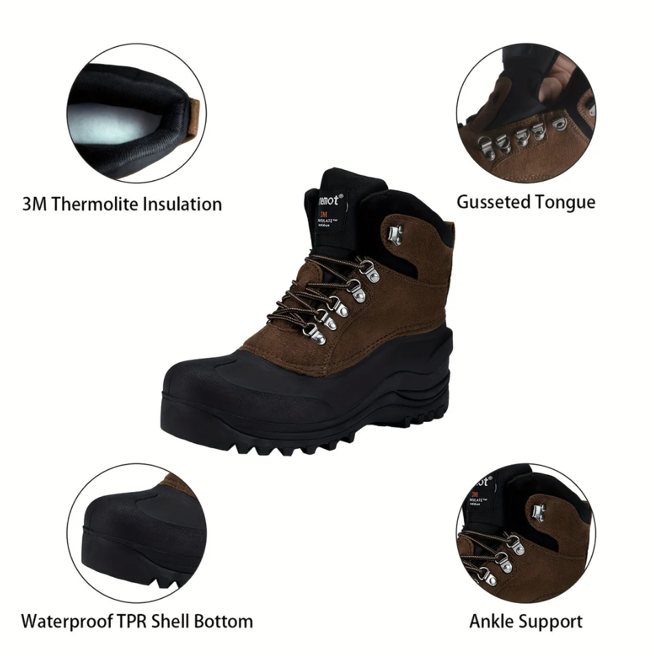 FlüschComfort – fluffy lined men's boots