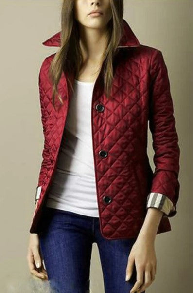 Evie slim silk-cotton jacket