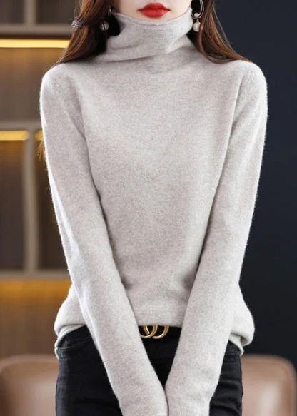 Helena winter chic: pure wool turtleneck for stylish elegance