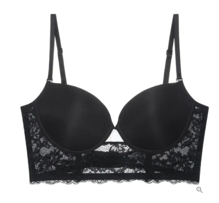 Evelyn – bralette bra with underwire and open back