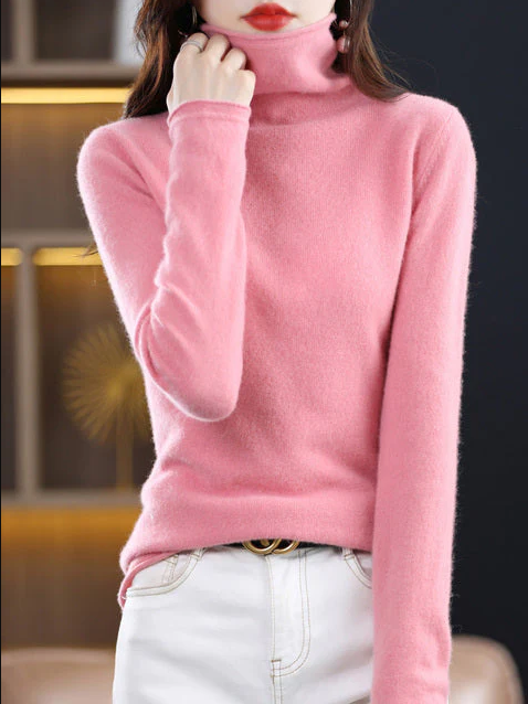 Helena winter chic: pure wool turtleneck for stylish elegance