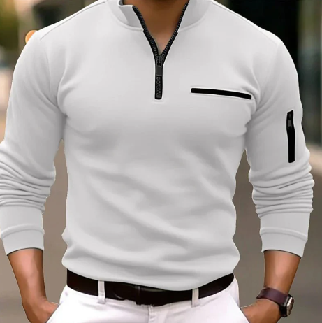 Billie quarter zip polo shirt for men