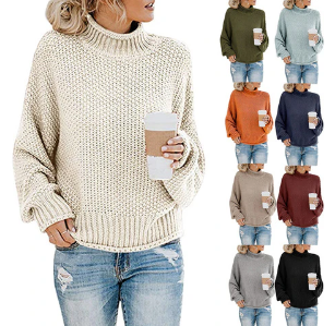 Mia – turtleneck sweater for women