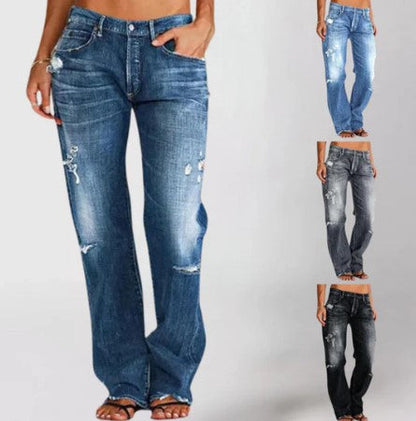 Brooklyn loose denim jeans for women