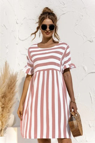 Ruby – magical stripe dress