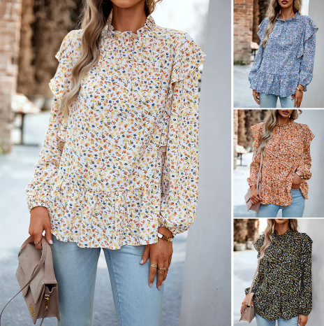 Amelia – floral shirt for women