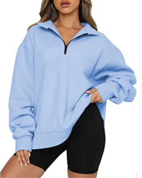 Charlotte – sweatshirt with collar for ladies