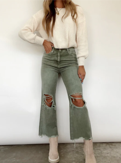 Xyrisa ripped jeans