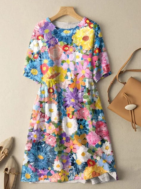 Isabella – flower rush summer dress