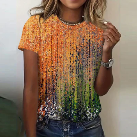 Julia – colorful shirt in an explosion design