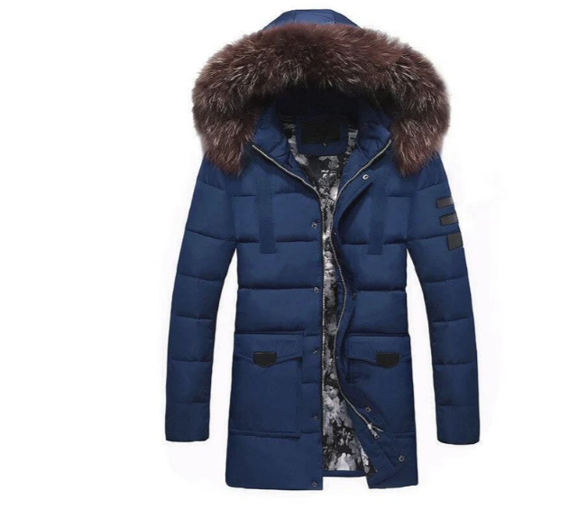 Traisa - men's transitional jacket with fur