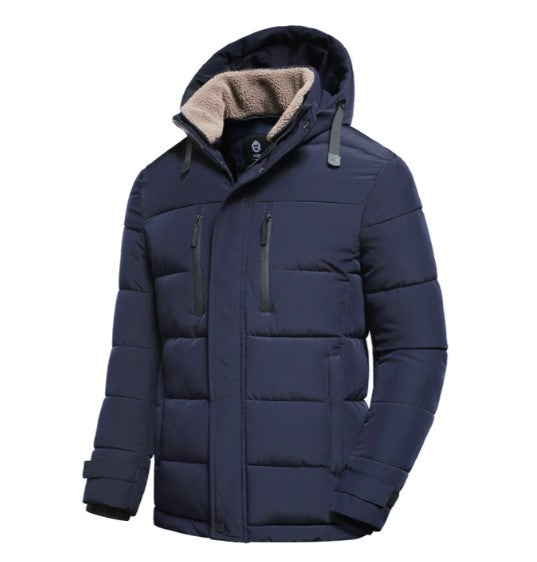 Justin - men's winter jacket with removable hood