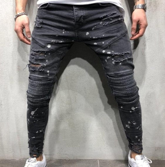 Mezt - ripped jeans for men