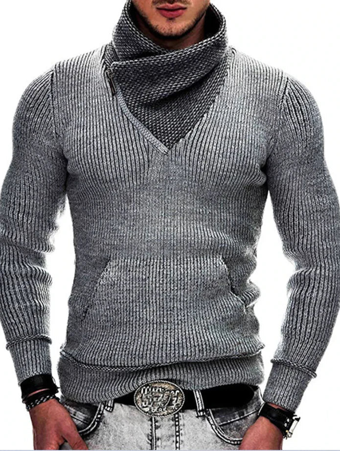 Elijah - Fashionable harajuku-inspired knitted jumper for men