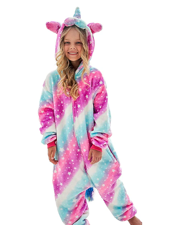 Sophia – children's unicorn galaxy onesie for girls