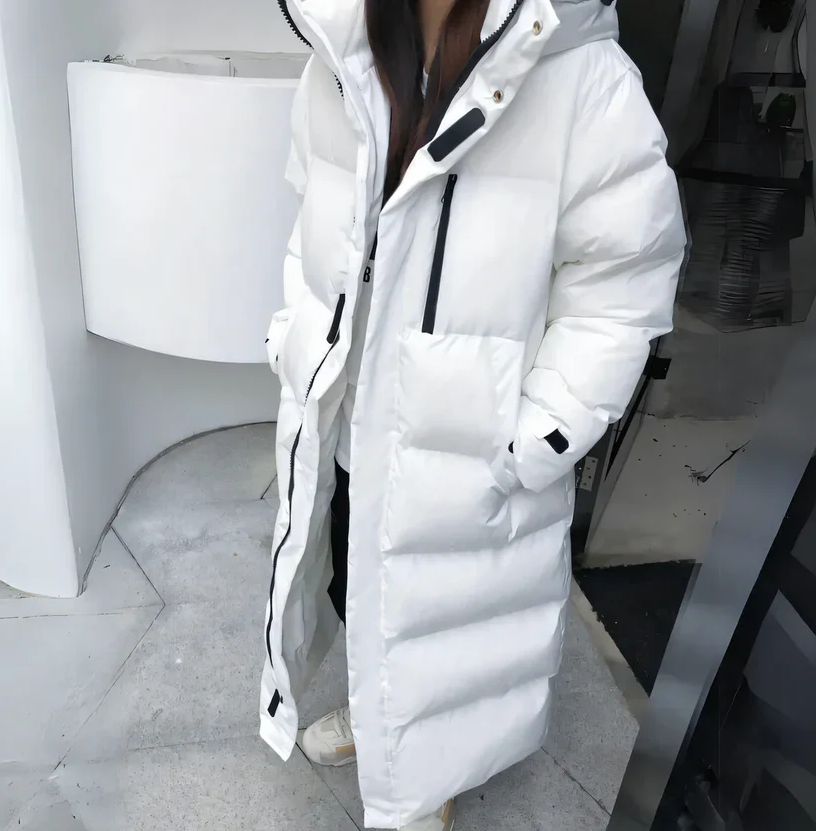 Isabel - long down coat for winter