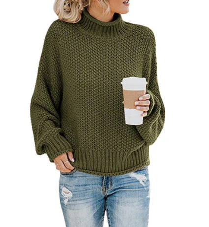 Mia – turtleneck sweater for women