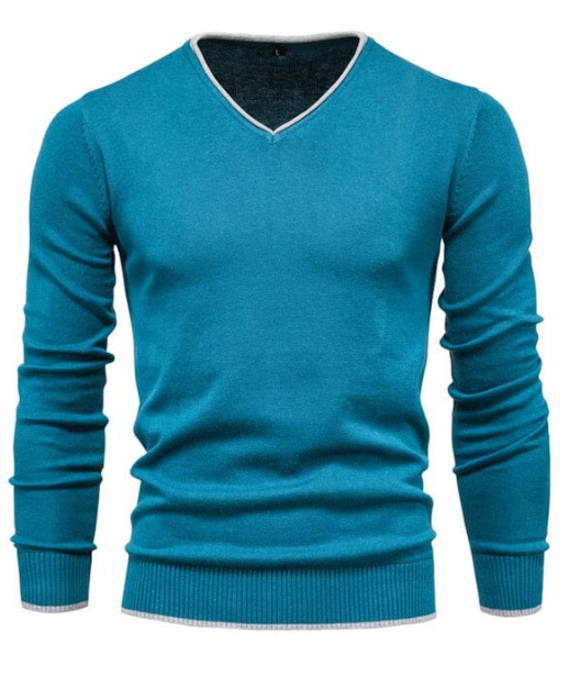 Sterling slim-fit sweater with V-neck