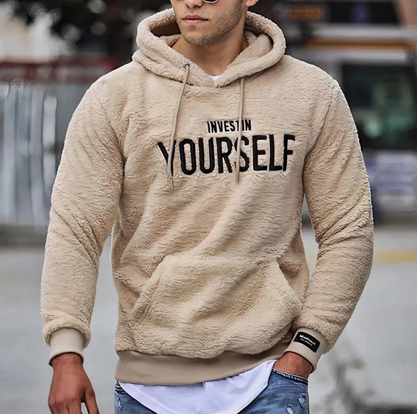 Oliver - plush hoodie for men